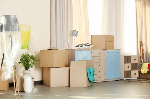 Removal van service in Mayfair near residential and commercial buildings