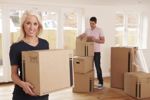 Packing and handling furniture for a central London move