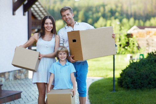 Commercial relocation with van service in the Mayfair area